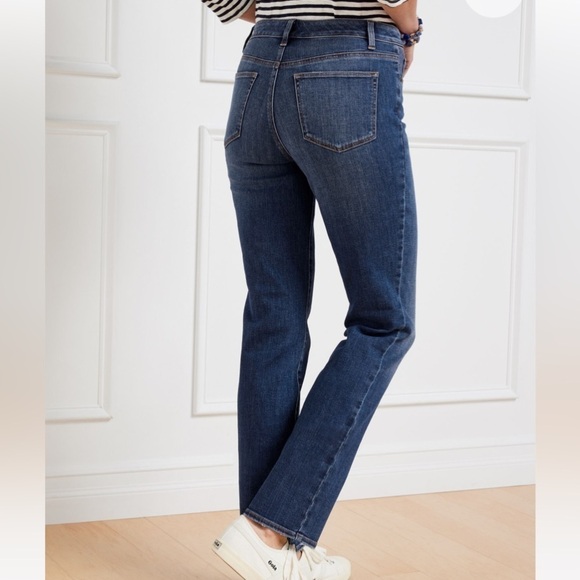 TALBOTS HERITAGE straight leg ankle length jeans size 10 or 30 euc - Picture 12 of 13